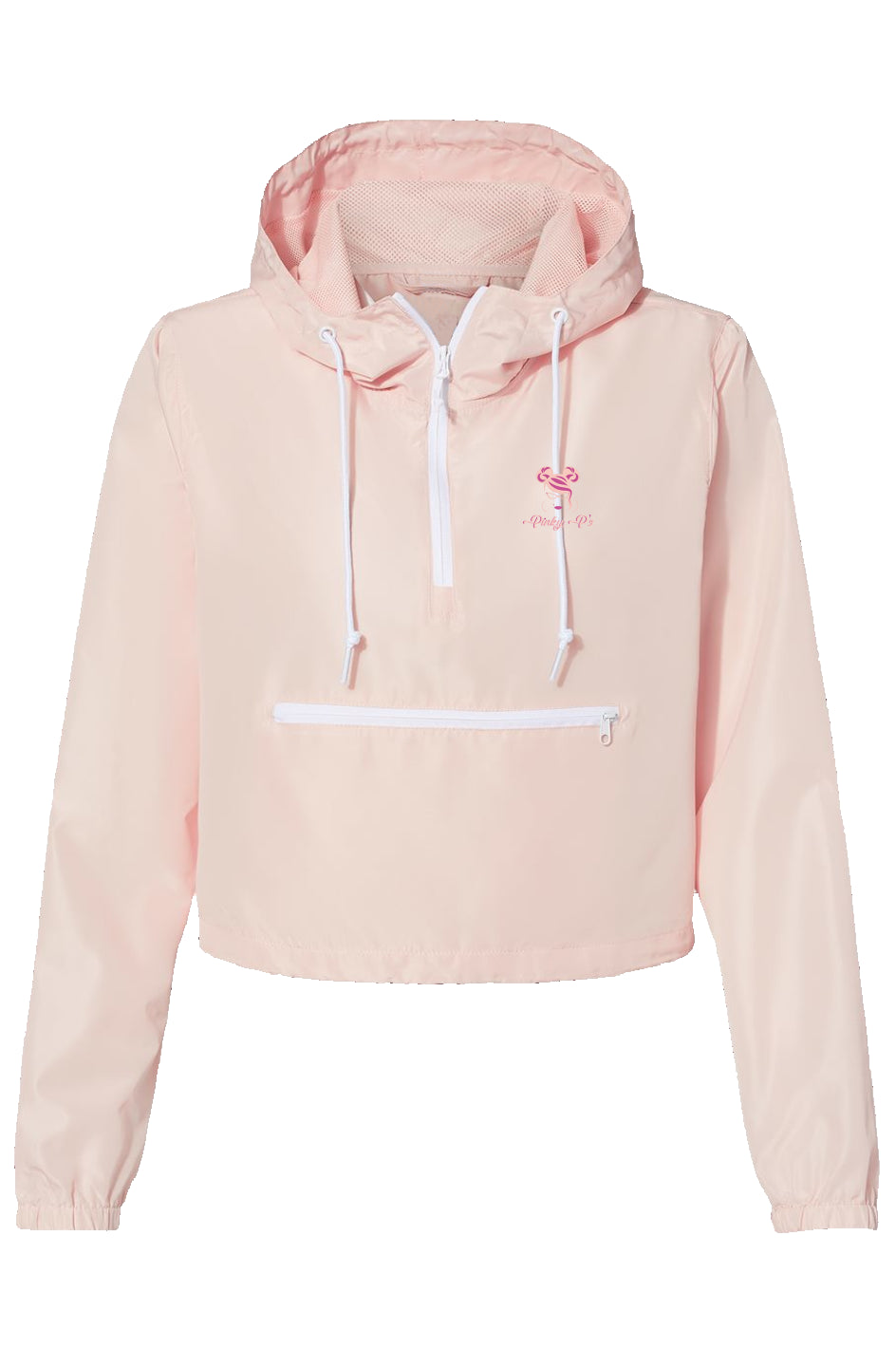 Lightweight Pullover Crop Windbreaker